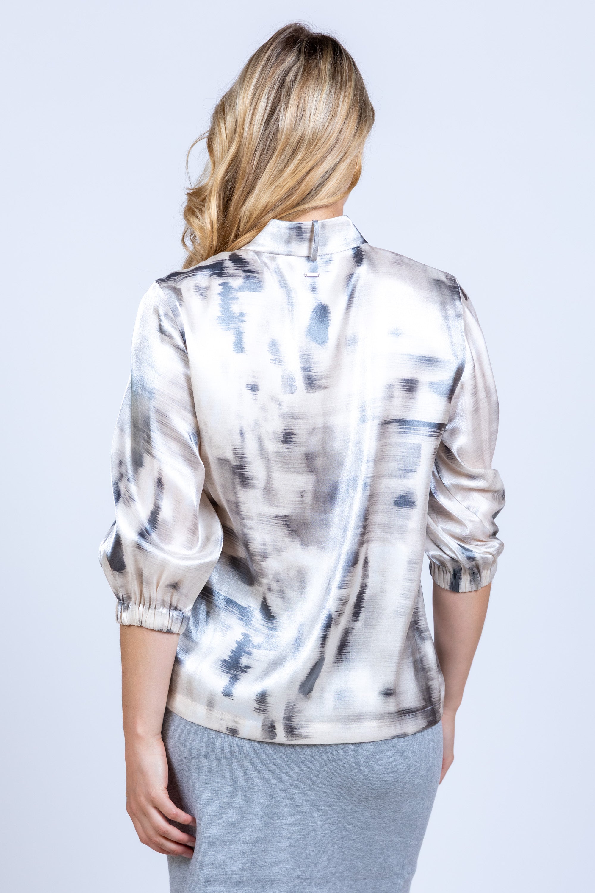 Blouse met sjaal